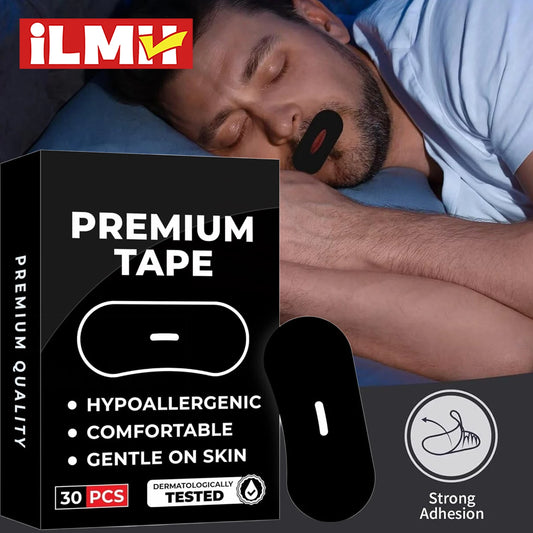 30/60Pcs Anti Snoring Mouth Tape Medical Grade Sleep Strips for Snoring Relief & Breathing Gentle Nasal Tape for Travel Home Use